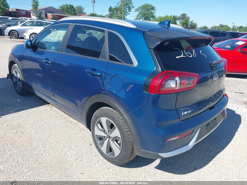 2018 KIA NIRO SPORT UTILITY VEHICLE 1.6L I-4 DI, DOHC, VVT, 104HP