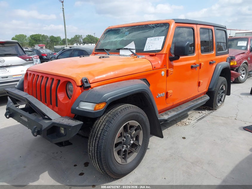 1C4HJXDG8KW538400 2019 Jeep Wrangler Unlimited Sport S 4x4 photo 1