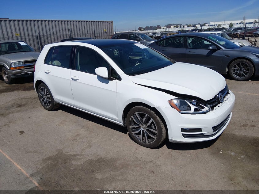 2017 Volkswagen Golf Tsi S 4-Door/Tsi Se 4-Door/Tsi Sel 4-Door/Tsi Wolfsburg Edition 4-Door