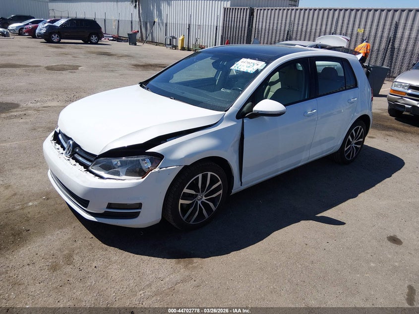 2017 Volkswagen Golf Tsi S 4-Door/Tsi Se 4-Door/Tsi Sel 4-Door/Tsi Wolfsburg Edition 4-Door