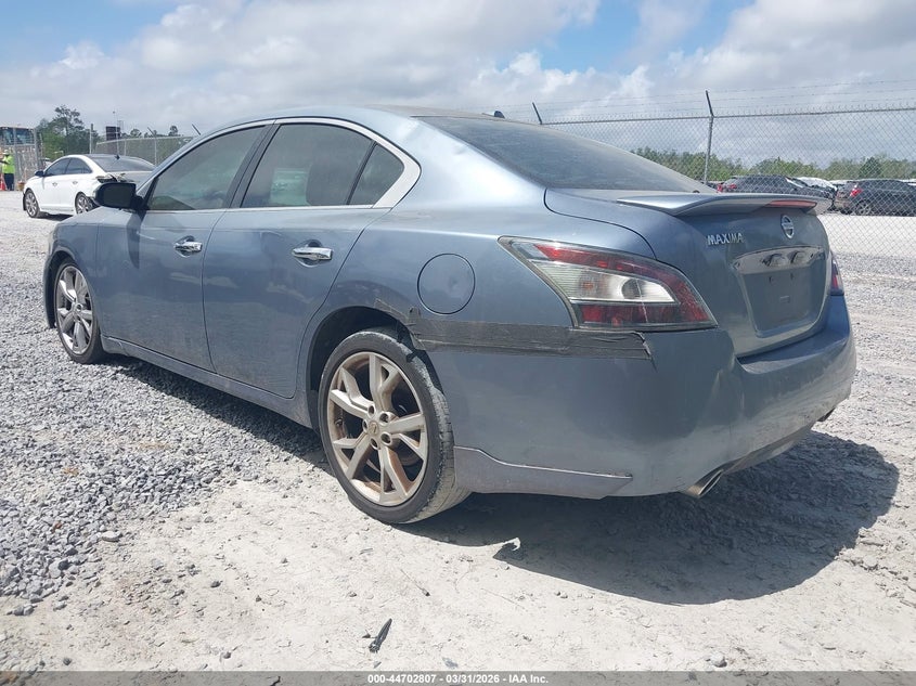 2012 Nissan Maxima 3.5 3.5 Sv blue Lot 111044702807 Vin 1N4AA5AP3CC835139