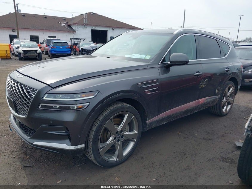 Vin: kmuhcesc1ru153956, lot: 45200340, genesis gv80 3.5t awd 20242