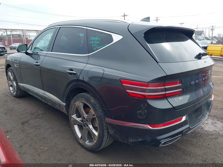 Vin: kmuhcesc1ru153956, lot: 45200340, genesis gv80 3.5t awd 20243