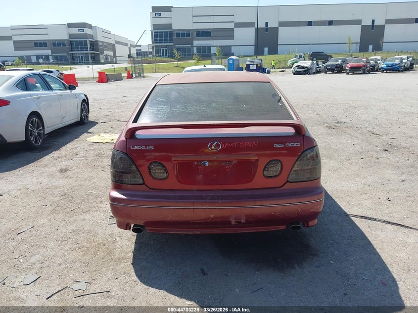 2001 Lexus Gs 300 VIN: JT8BD69S510133406 Lot: 44703228