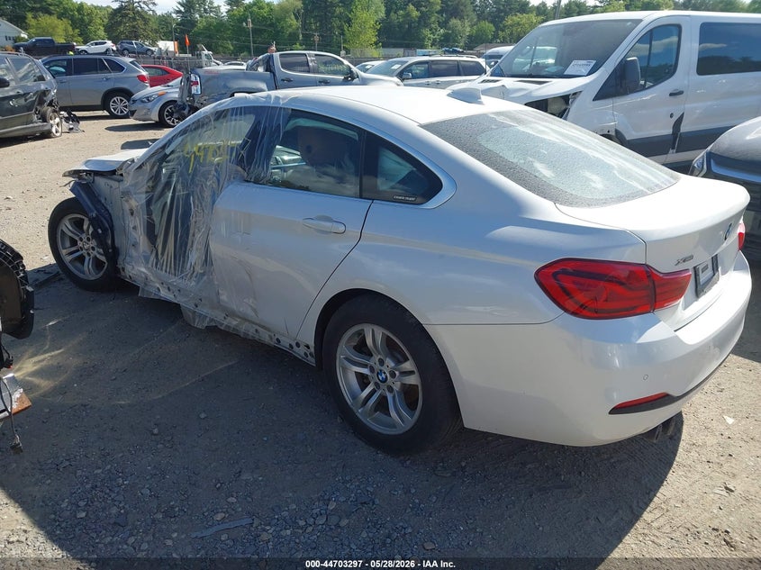 Vin: wba4j3c50jbl03631, lot: 45200428, bmw 430i gran coupe xdrive 20183