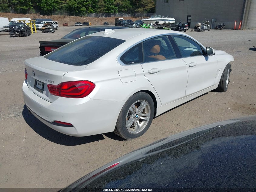 Vin: wba4j3c50jbl03631, lot: 45200428, bmw 430i gran coupe xdrive 20184