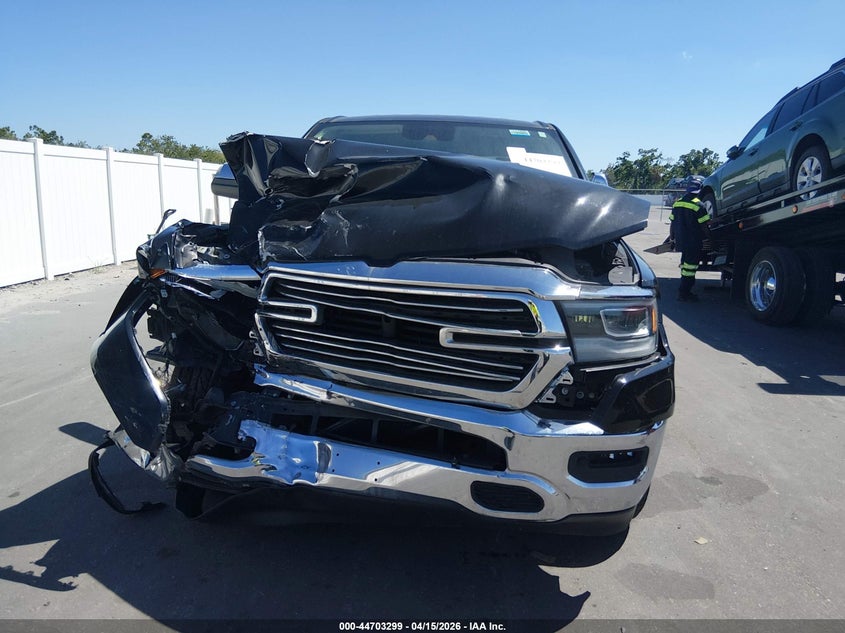 2019 Ram 1500 Laramie 4X2 5'7 Box VIN: 1C6RREJT4KN615862 Lot: 44703299