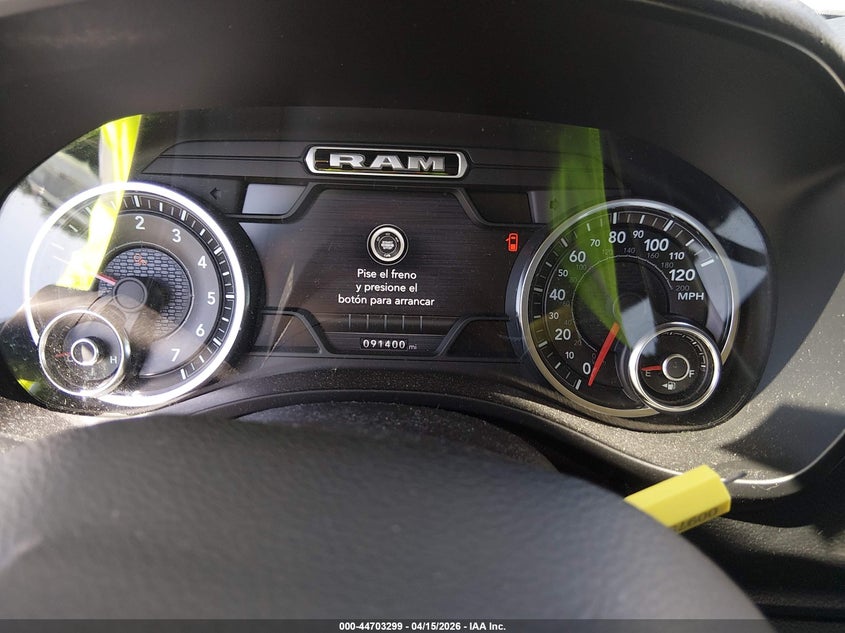 2019 Ram 1500 Laramie 4X2 5'7 Box VIN: 1C6RREJT4KN615862 Lot: 44703299