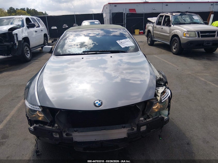 2008 BMW 650I VIN: WBAEB53548CX60699 Lot: 44703318