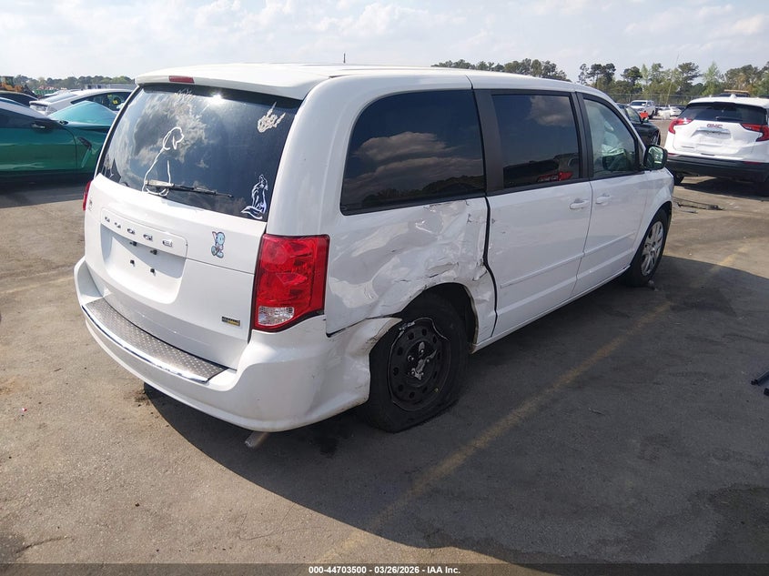Vin: 2c4rdgbg8hr595082, lot: 45200632, dodge grand caravan se 20174