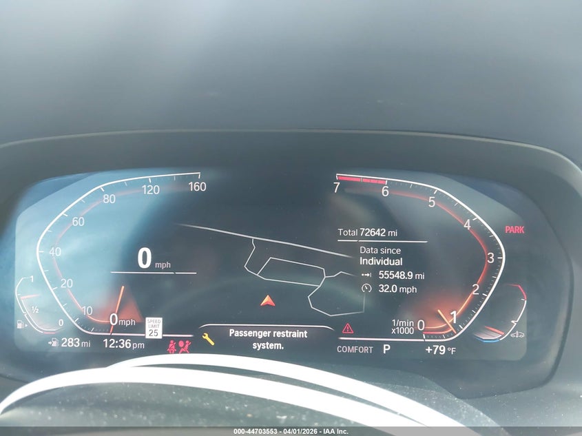 2020 BMW X7 xDrive50I VIN: 5UXCX4C07L9B89291 Lot: 44703553