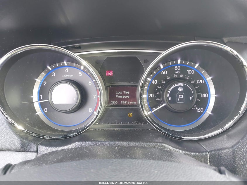 2013 Hyundai Sonata Gls VIN: 5NPEB4AC6DH797086 Lot: 44703751