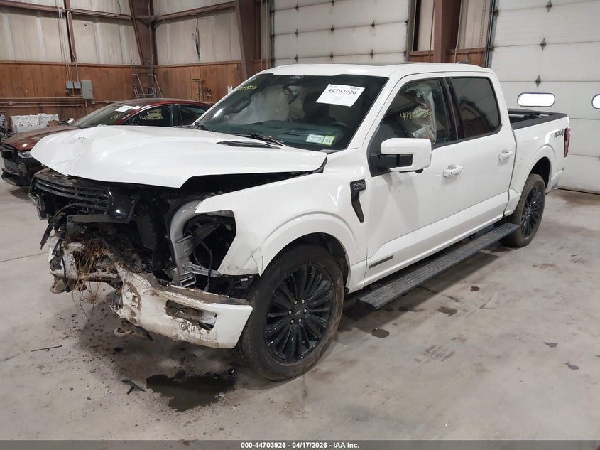 2025 Ford F-150 3.5 Platinum white Lot 111044703926 Vin 1FTFW7LD9SFC30331