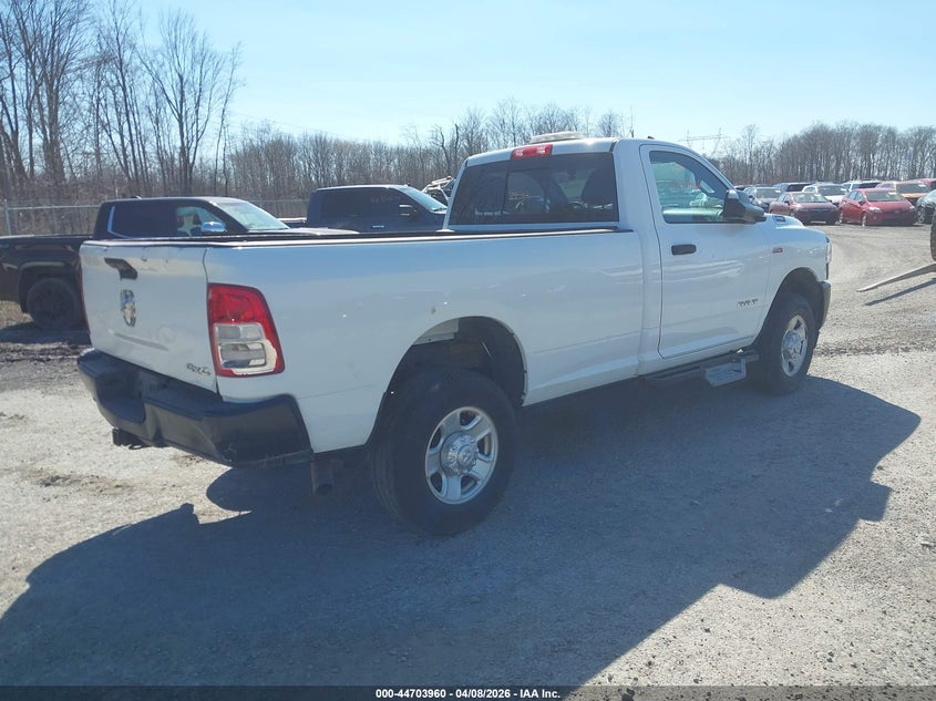 Vin: 3c6mr5aj7ng124630, lot: 45201091, ram 2500 tradesman  4x4 8' box 20224