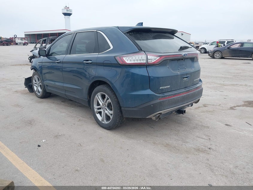 Vin: 2fmpk3k82gbb31285, lot: 45201414, ford edge titanium 20163