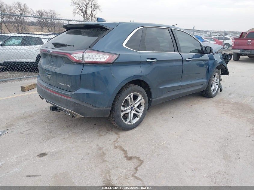 Vin: 2fmpk3k82gbb31285, lot: 45201414, ford edge titanium 20164