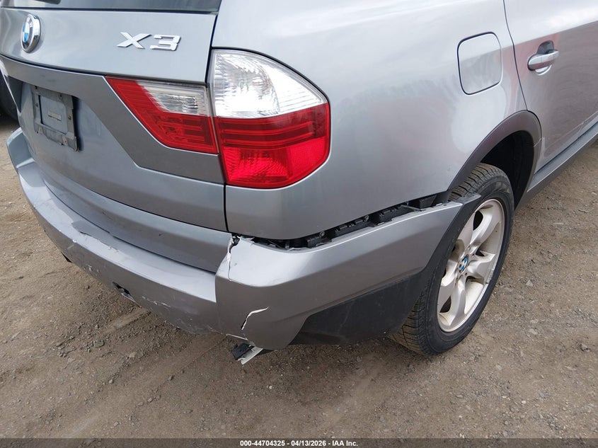 2008 BMW X3 3.0Si VIN: WBXPC93428WJ22914 Lot: 44704325
