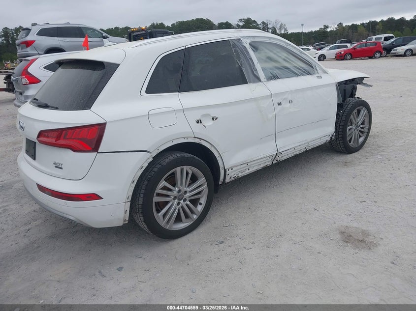 Vin: wa1bnafy9j2154476, lot: 45201691, audi q5 2.0t premium/2.0t tech premium 20184