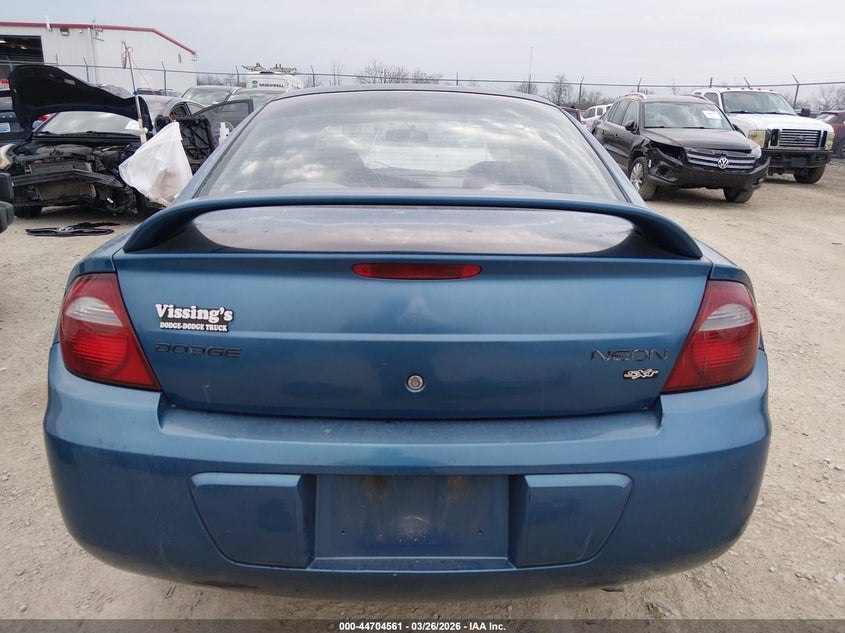 2003 Dodge Neon Sxt VIN: 1B3ES56C53D101743 Lot: 44704561