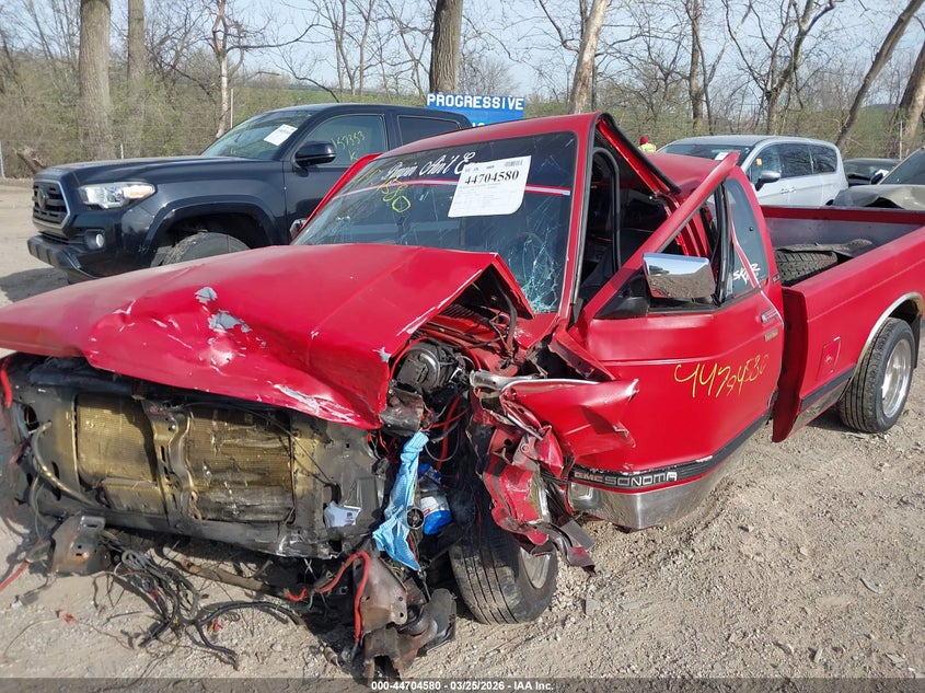 1991 GMC Sonoma VIN: 1GTCS19Z8M2551222 Lot: 44704580