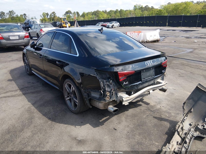 Vin: waulmaf42ja092786, lot: 45201739, audi a4 2.0t tech ultra premium/2.0t ultra premium 20183