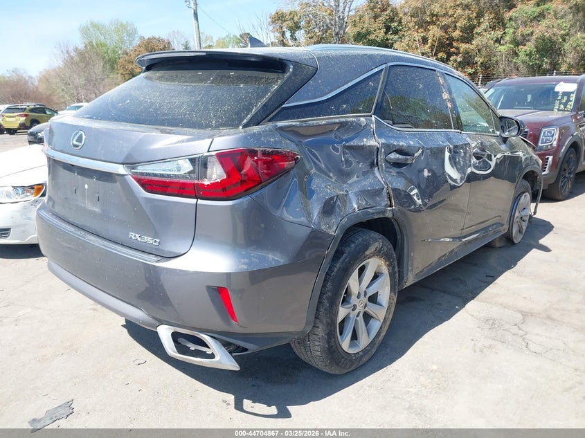 Vin: 2t2bzmca1gc017265, lot: 45201998, lexus rx 350 20164