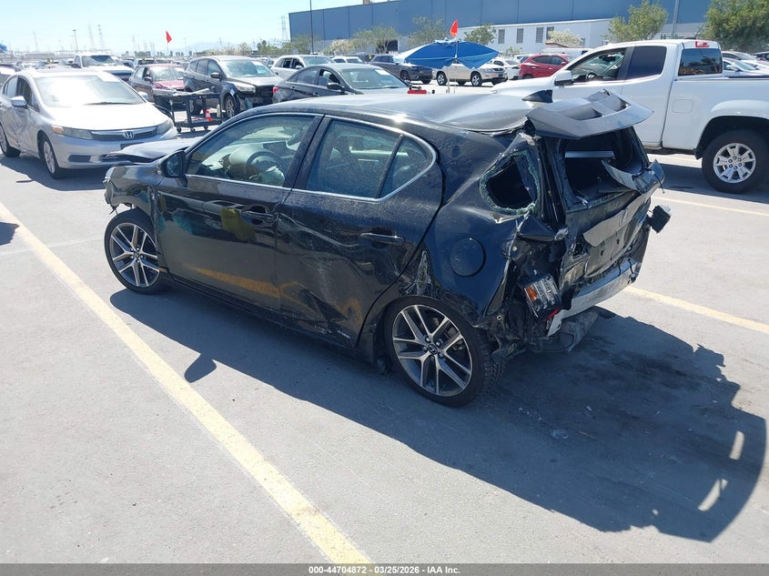 Vin: jthkd5bh5h2289565, lot: 45202003, lexus ct ct 200h f sport 20173