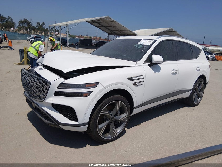 Vin: kmuheesc0su245611, lot: 45202159, genesis gv80 3.5t prestige awd 20252