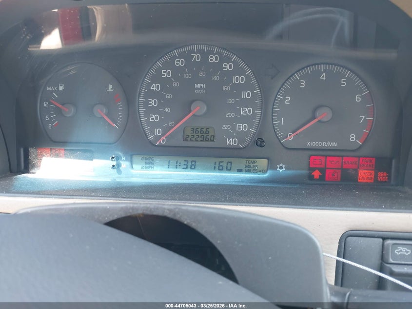 2000 Volvo V70 Se VIN: YV1LW61J1Y2657762 Lot: 44705043