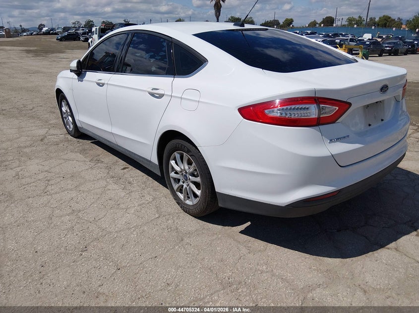 Vin: 3fa6p0g7xfr131735, lot: 45202454, ford fusion s 20153