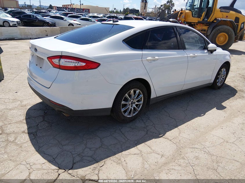 Vin: 3fa6p0g7xfr131735, lot: 45202454, ford fusion s 20154