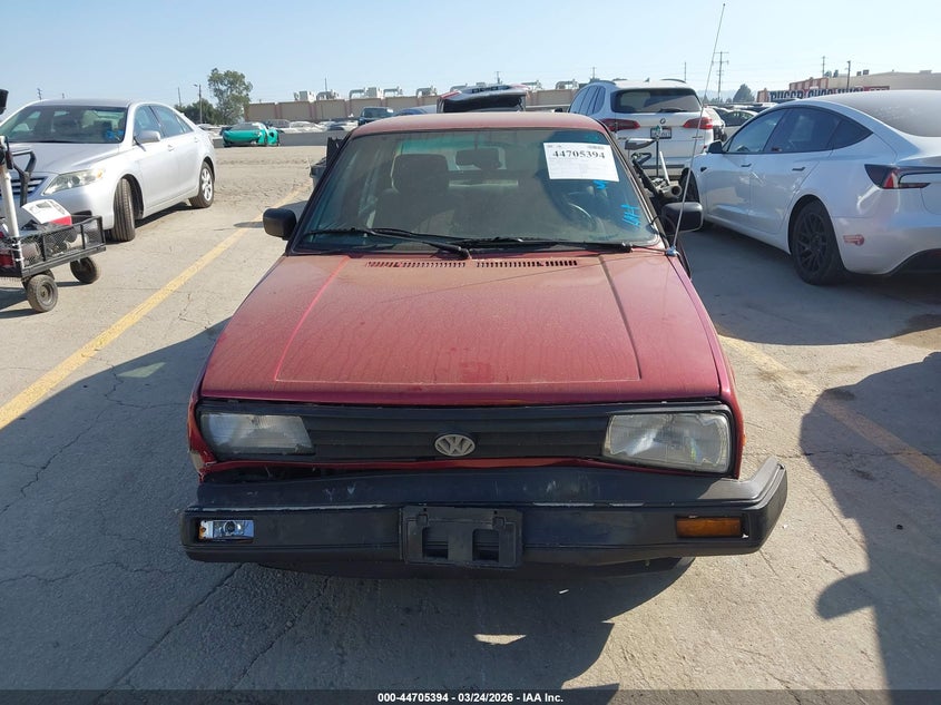 1990 Volkswagen Jetta Gl VIN: WVWRG21GXLW072044 Lot: 44705394