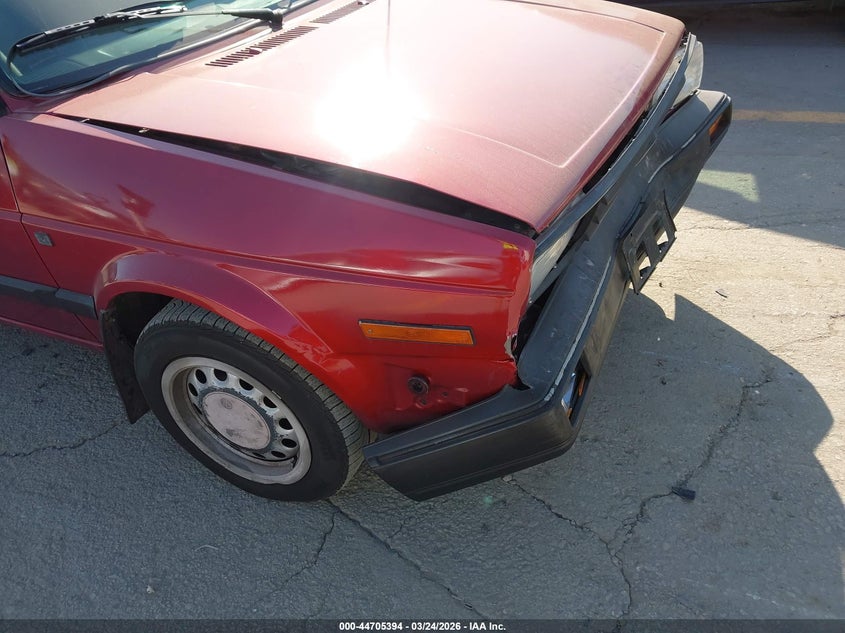 1990 Volkswagen Jetta Gl VIN: WVWRG21GXLW072044 Lot: 44705394