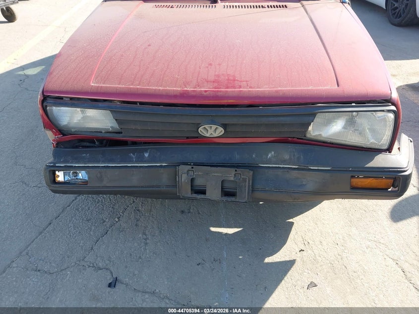 1990 Volkswagen Jetta Gl VIN: WVWRG21GXLW072044 Lot: 44705394