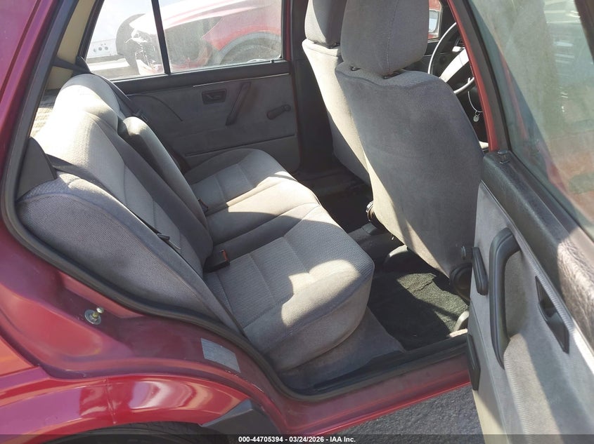 1990 Volkswagen Jetta Gl VIN: WVWRG21GXLW072044 Lot: 44705394