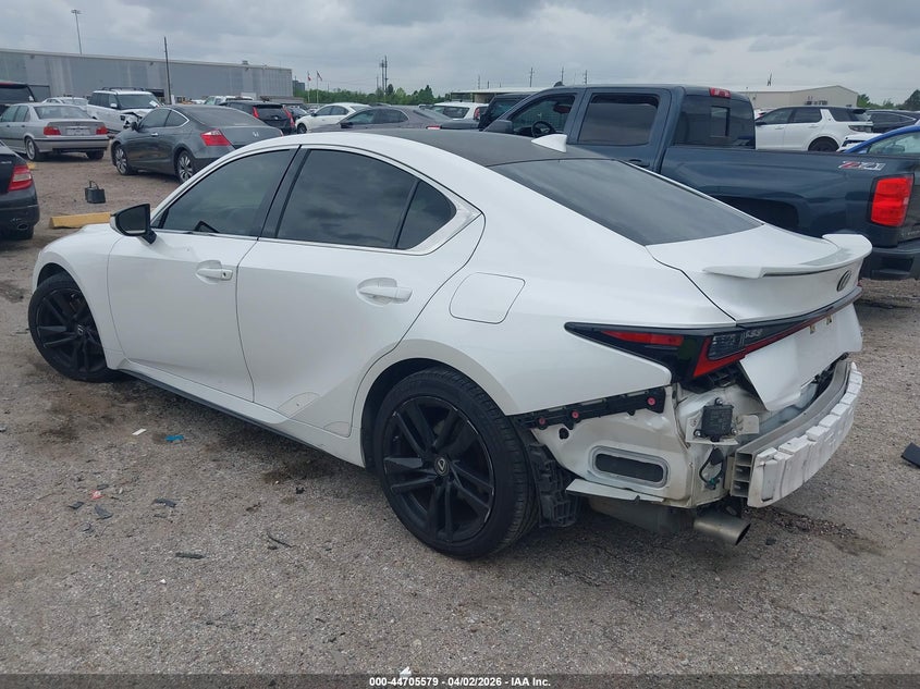 2021 LEXUS IS 300 2.0L I-4 DI, DOHC, V(VIN: JTHCA1D21M5114298