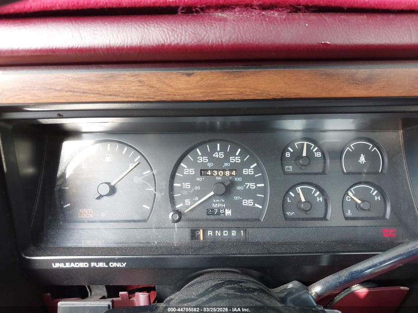 1989 Dodge Dakota VIN: 1B7FL26X4KS158673 Lot: 44705582