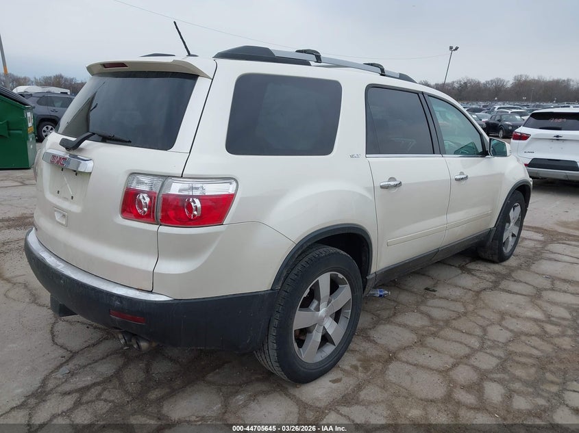 Vin: 1gkkrred0bj220125, lot: 45202776, gmc acadia slt-1 20114