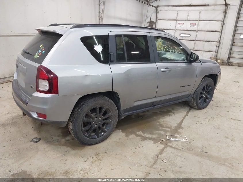 Vin: 1c4njdbb9fd371068, lot: 45203058, jeep compass altitude edition 20154