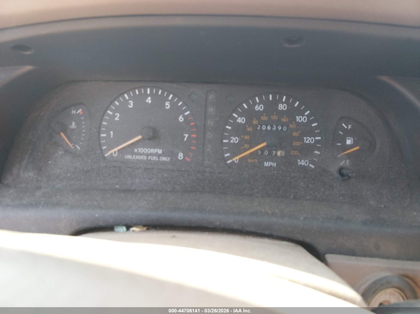 1997 Toyota Avalon Xls VIN: 4T1BF12B7VU206908 Lot: 44706141