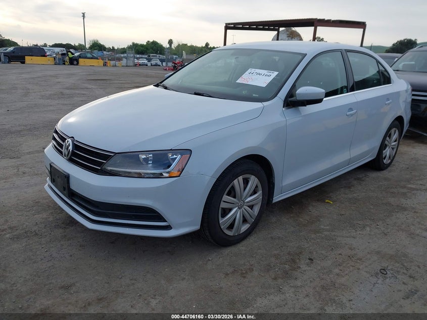 2017 VOLKSWAGEN JETTA SEDAN 1.4L I-4 DI, DOHC, VVT, TURBO, 150HP