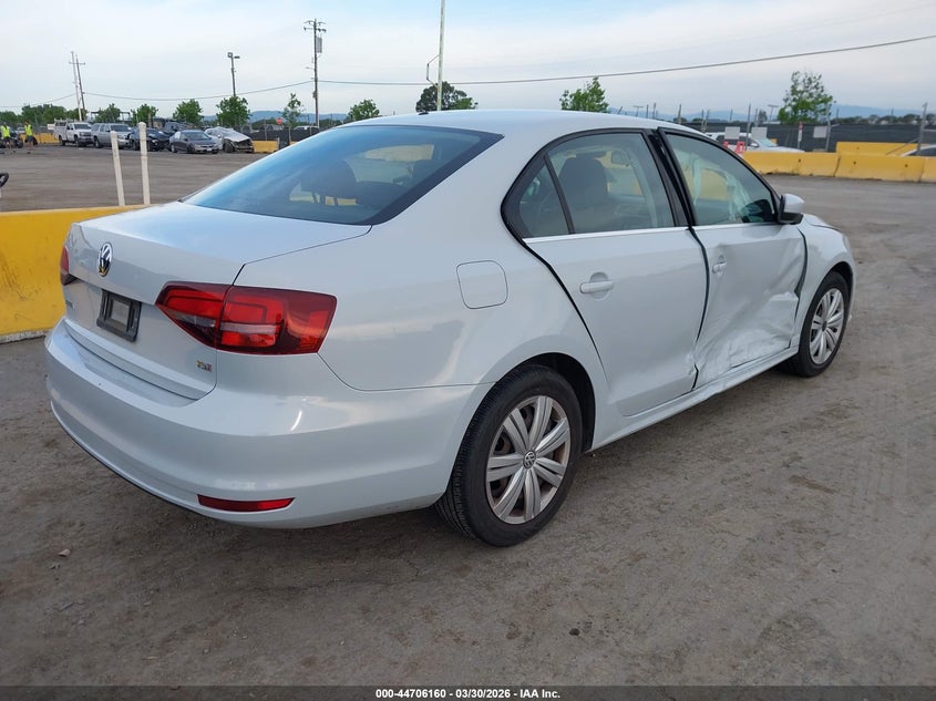 2017 VOLKSWAGEN JETTA SEDAN 1.4L I-4 DI, DOHC, VVT, TURBO, 150HP