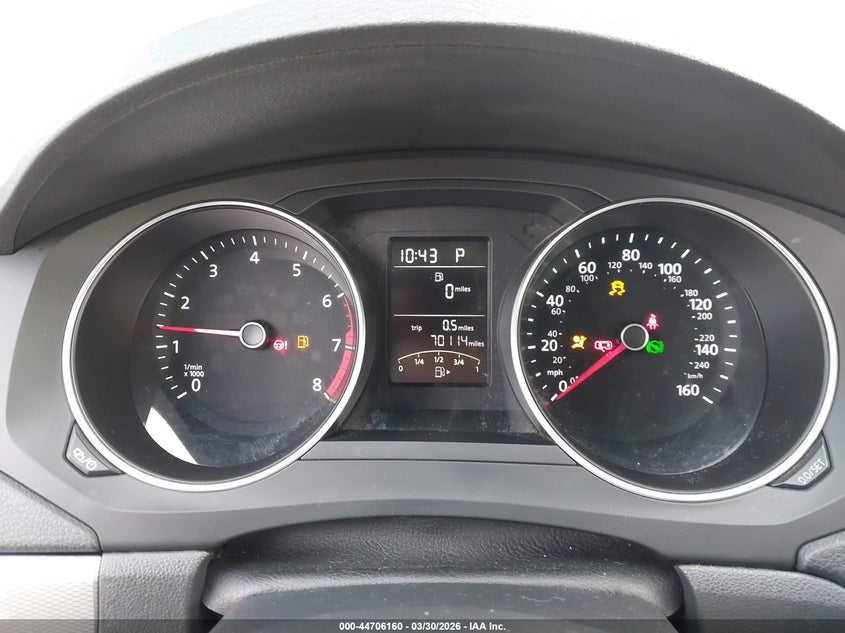 2017 VOLKSWAGEN JETTA SEDAN 1.4L I-4 DI, DOHC, VVT, TURBO, 150HP