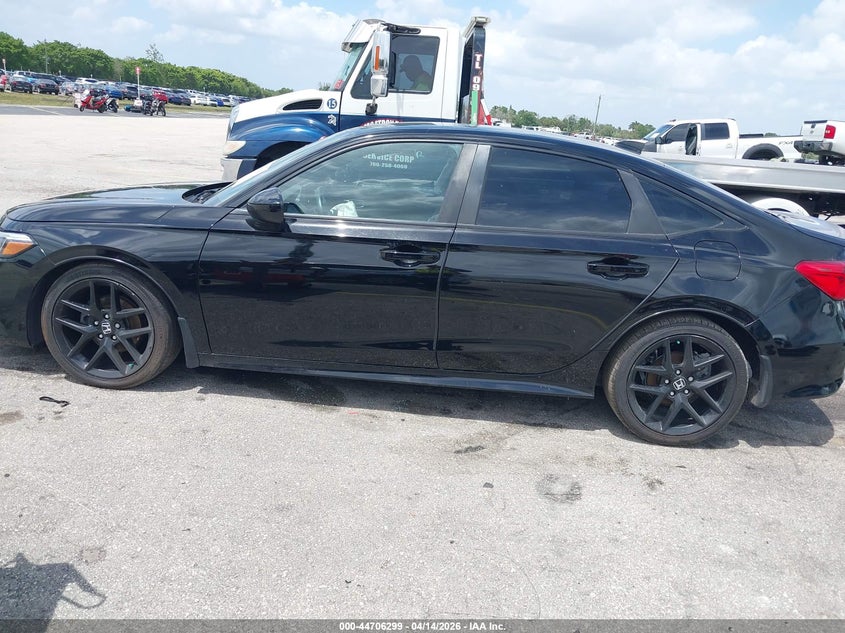 2023 Honda Civic 2.0 Sport black Lot 111044706299 Vin 2HGFE2F58PH527835