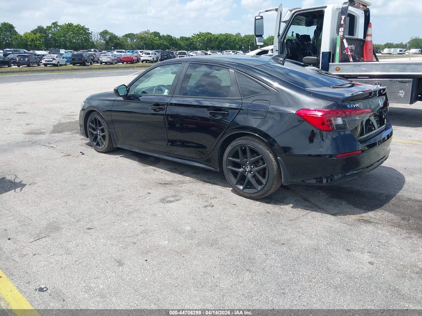 2023 Honda Civic 2.0 Sport black Lot 111044706299 Vin 2HGFE2F58PH527835