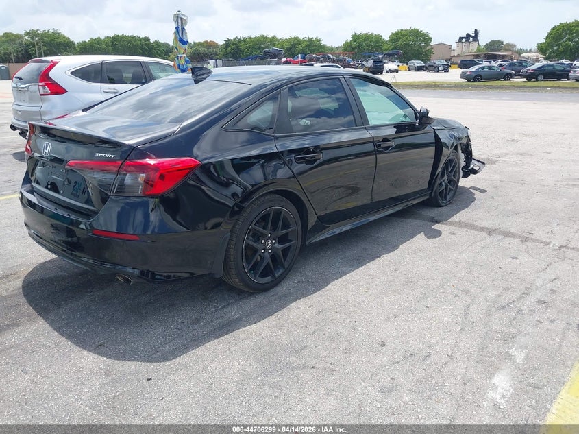 2023 Honda Civic 2.0 Sport black Lot 111044706299 Vin 2HGFE2F58PH527835