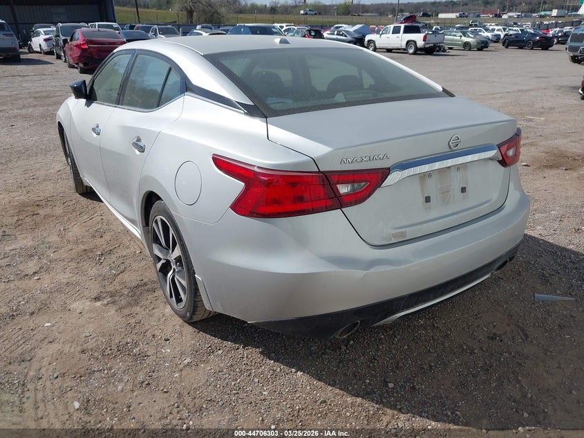 Vin: 1n4aa6ap9gc903407, lot: 45203434, nissan maxima 3.5 s 20163