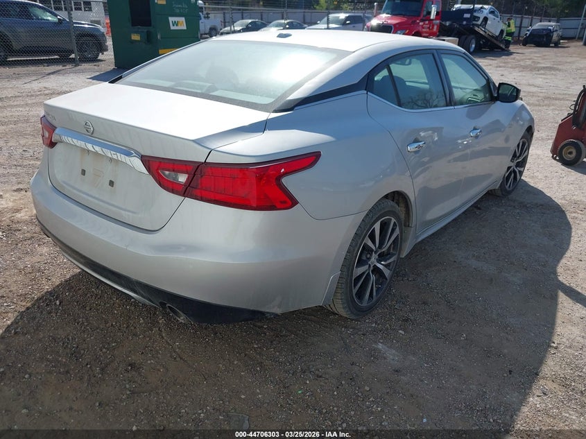 Vin: 1n4aa6ap9gc903407, lot: 45203434, nissan maxima 3.5 s 20164