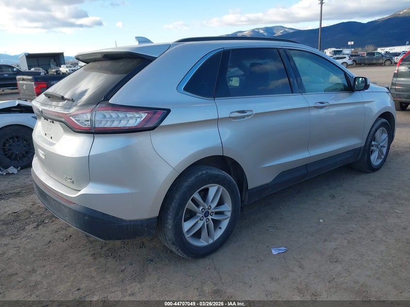 Vin: 2fmtk4j92fbb04049, lot: 45204180, ford edge sel 20154