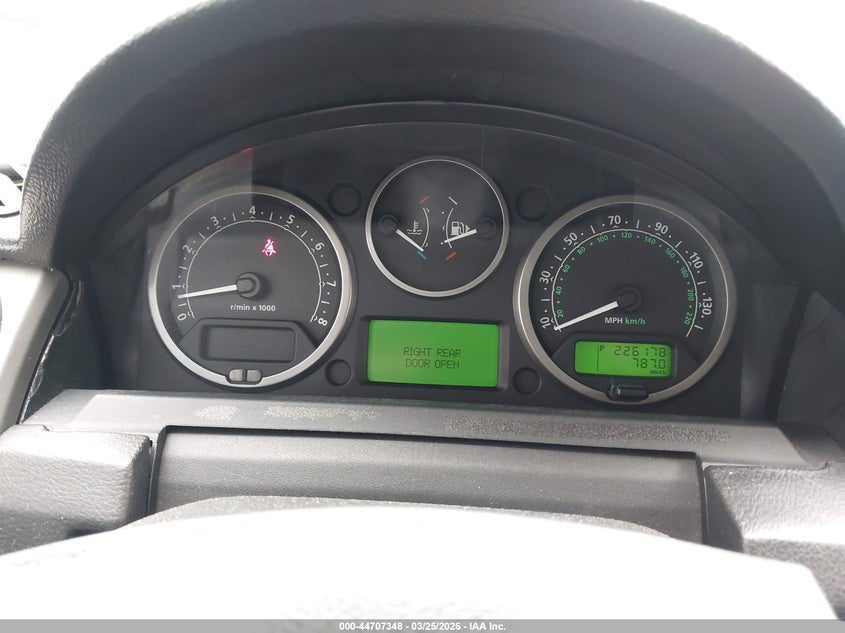 2005 Land Rover Lr3 Se VIN: SALAA25475A308592 Lot: 44707348